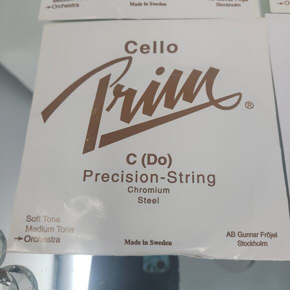 Prim CELLO String SET Orchestra Heavy Thick , A D G C -Made In Sweden NEW SEALED - Picture 4 of 7